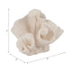 Decorative Coastal Accent Coral Sculpture | Beach Ivory Resin | 8"