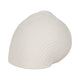 Decorative Bonnet 6" Seashell Figurine | Textured White Ceramic