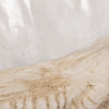 Decorative Accent Bowl | Textured Pearl Shell Design | Ivory White