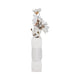 Decorative Geometric Vase | 3 Stacked Triangles | Rough Ivory Ceramic 17"