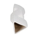 Decorative Geometric Vase | 3 Stacked Triangles | Rough Ivory Ceramic 17"
