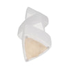Decorative Geometric Vase | 3 Stacked Triangles | Rough Ivory Ceramic 17"