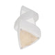 Decorative Geometric Vase | 3 Stacked Triangles | Rough Ivory Ceramic 17"