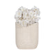 Decorative Floral Vase | Upside Down Arch Design | 8’’ Speckled Sand Ivory SBH-19841