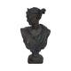 Eona Grecian Bust Figurine | Intricate Details | 12" Bronze Distressed Resin