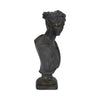 Eona Grecian Bust Figurine | Intricate Details | 12" Bronze Distressed Resin