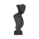 Eona Grecian Bust Figurine | Intricate Details | 12" Bronze Distressed Resin