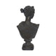 Eona Grecian Bust Figurine | Intricate Details | 12" Bronze Distressed Resin