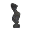 Eona Grecian Bust Figurine | Intricate Details | 12" Bronze Distressed Resin