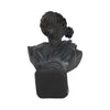 Eona Grecian Bust Figurine | Intricate Details | 12" Bronze Distressed Resin