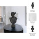 Eona Grecian Bust Figurine | Intricate Details | 12" Bronze Distressed Resin