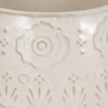 Decorative Turtle Accent Planter | Stylish 7" White Glazed Ceramic