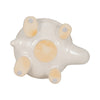 Decorative Turtle Accent Planter | Stylish 7" White Glazed Ceramic