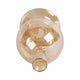 Bela Taper Candle Holder | Bubble Shape Pedestal Base | Gold Luster Glass SBH-20117-06
