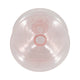 Vintage Taper Candle Holder | 5" | Pastel Pink Rounded Bubble Glass