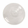Webba Vintage Tapered Candle Holder | Sculpted Stem | Clear Glass 7"