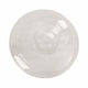 Webba Vintage Tapered Candle Holder | Sculpted Stem | Clear Glass 7"