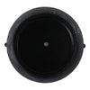 Outdoor Decorative Planter | Jug Shape w Handles | 12" Black Ceramic