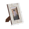 Decorative Photo Frame with Ivory Shell Pearl Inlay Design | 4x6 Interior