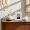 Decorative Photo Frame with Ivory Shell Pearl Inlay Design | 4x6 Interior