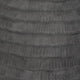 Decorative Textured Vase | Faded Black Ribbed Ceramic Design | 15"