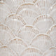 Decorative Flower Vase | Coastal Seashell Texture | 13" White Ceramic