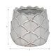 Artichoke Planter Vase| Sculpted Textured White Ceramic | 5"