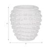 Garden Planter | 3D Raised Woven Knot Accent | 9" White Finish