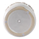 Reya Planter Pot | 3D Floral Applique Rim | Handcrafted Ivory Ceramic | 6"