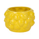 Indoor Outdoor Flower Planter Pot | Yellow Ceramic Lemon Art Design