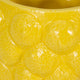 Indoor Outdoor Flower Planter Pot | Yellow Ceramic Lemon Art Design