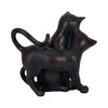 7’’ Statuette Cuddling Cats Figurine w Bronze Resin | Artisan Crafted SBH-20298-02