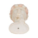Decorative Accent Planter 18"| Lady with Floral Crown | Ivory, Pink