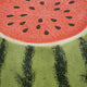 Vada Watermelon Garden Stool | Barrel Shaped Frame | Green & Pink Resin