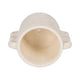 Decorative Flower Planter with Arch Looped Handles | White Cement SBH-20311-01