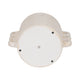 Outdoor Arch Handle Small Planter | Retro 13" Textured White Cement