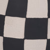 Decorative Planter | Round Shape | Checkered Black & White Cement 8"