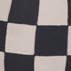 Decorative Planter | Round Shape | Checkered Black & White Cement 8"