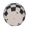 Decorative Planter | Round Shape | Checkered Black & White Cement 8"