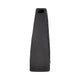 Decorative Floral Vase | Cutout Ring Sculpture | 7" Black Ceramic