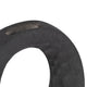 Decorative Floral Vase | Cutout Ring Sculpture | 7" Black Ceramic