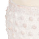 Indoor Outdoor Flower Planter | 6" | Rough White Bubbled Terracotta