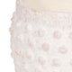 Indoor Outdoor Flower Planter | 6" | Rough White Bubbled Terracotta