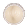 Indoor Outdoor Flower Planter | 6" | Rough White Bubbled Terracotta