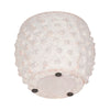 Indoor Outdoor Flower Planter | 6" | Rough White Bubbled Terracotta
