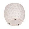 Indoor Outdoor Flower Planter | 6" | Rough White Bubbled Terracotta