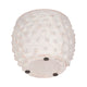 Indoor Outdoor Flower Planter | 6" | Rough White Bubbled Terracotta