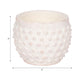 Indoor Outdoor Flower Planter | 6" | Rough White Bubbled Terracotta
