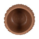 Vexo Decorative Planter | Bubble Textured Terracotta | Natural Red 6"