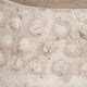 Outdoor Garden Planter | 3D Raised Bubble | 12" Weathered Rustic Ivory